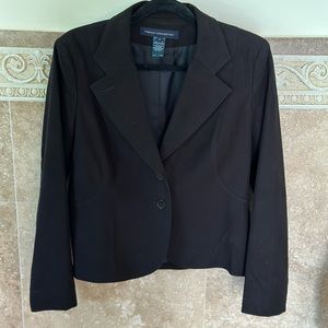 French connection blk blazer sz 10